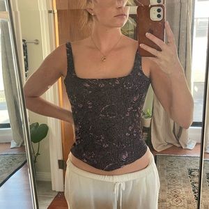 Vintage corset top